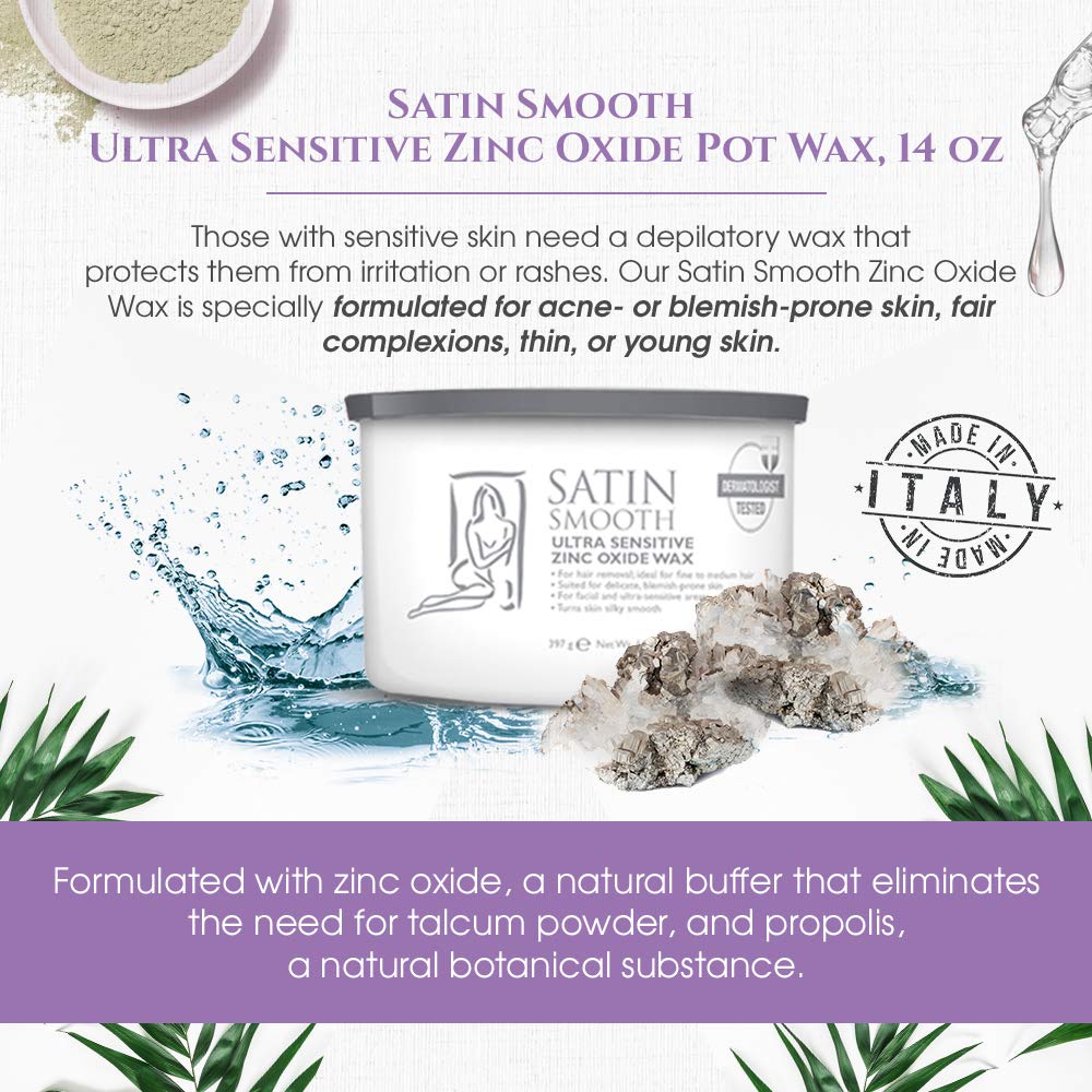 SATIN SMOOTH Ultra Sensitive Wax texture close-up