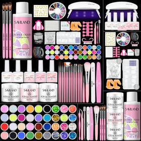 SAVILAND Acrylic Nail Kit complete set with tools and UV light