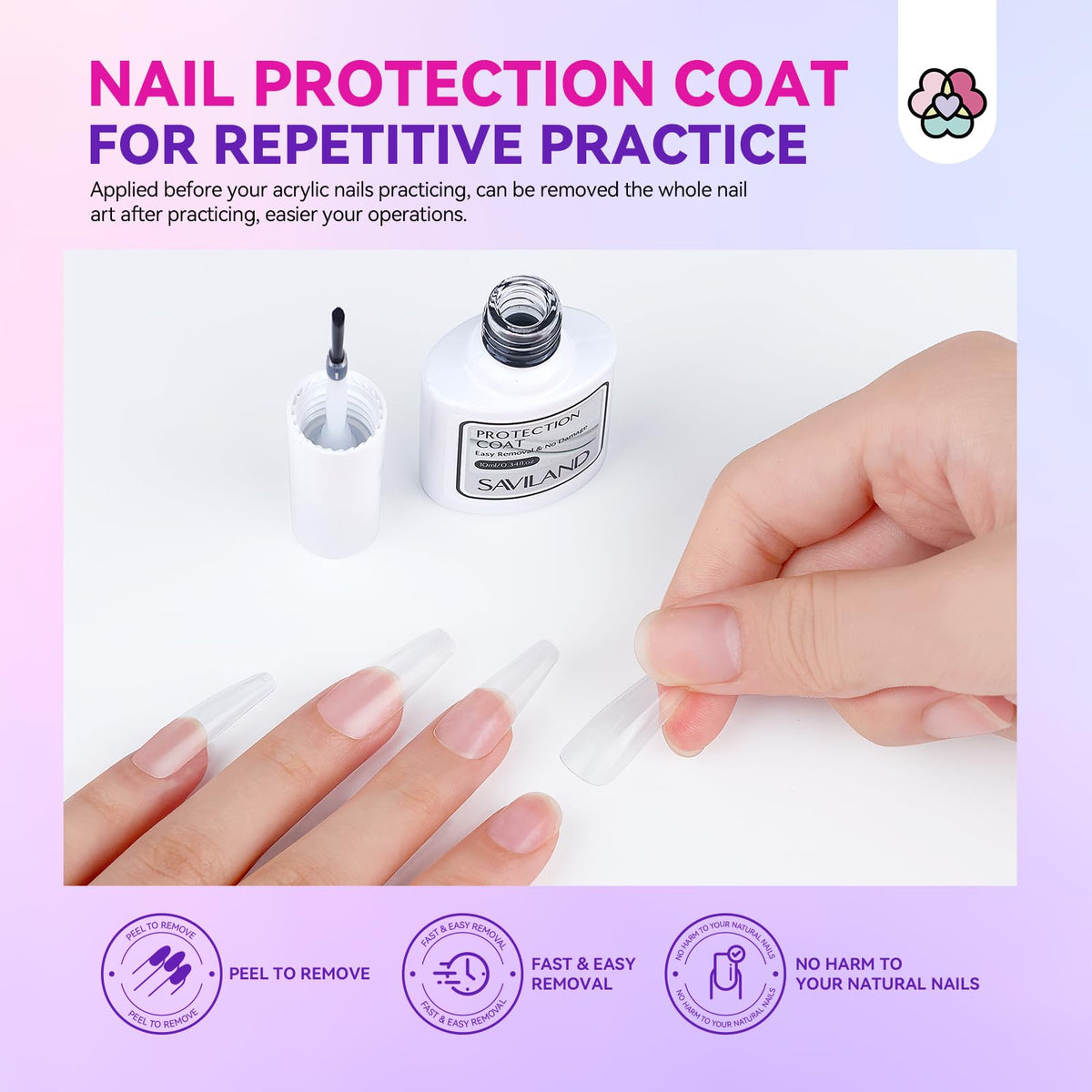 SAVILAND acrylic nail kit packaging