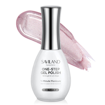 SAVILAND Cat Eye Gel Nail Polish 15ml Lilac Haze front view