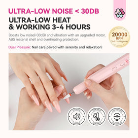 SAVILAND Cordless Nail Drill Kit with polishing bits