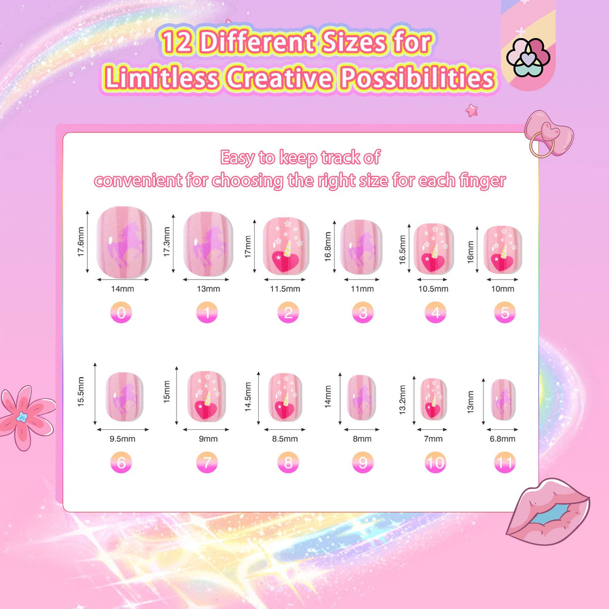 SAVILAND Creative Press on Nails demonstrating easy application