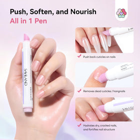 SAVILAND Cuticle Remover Pen in a handbag for travel