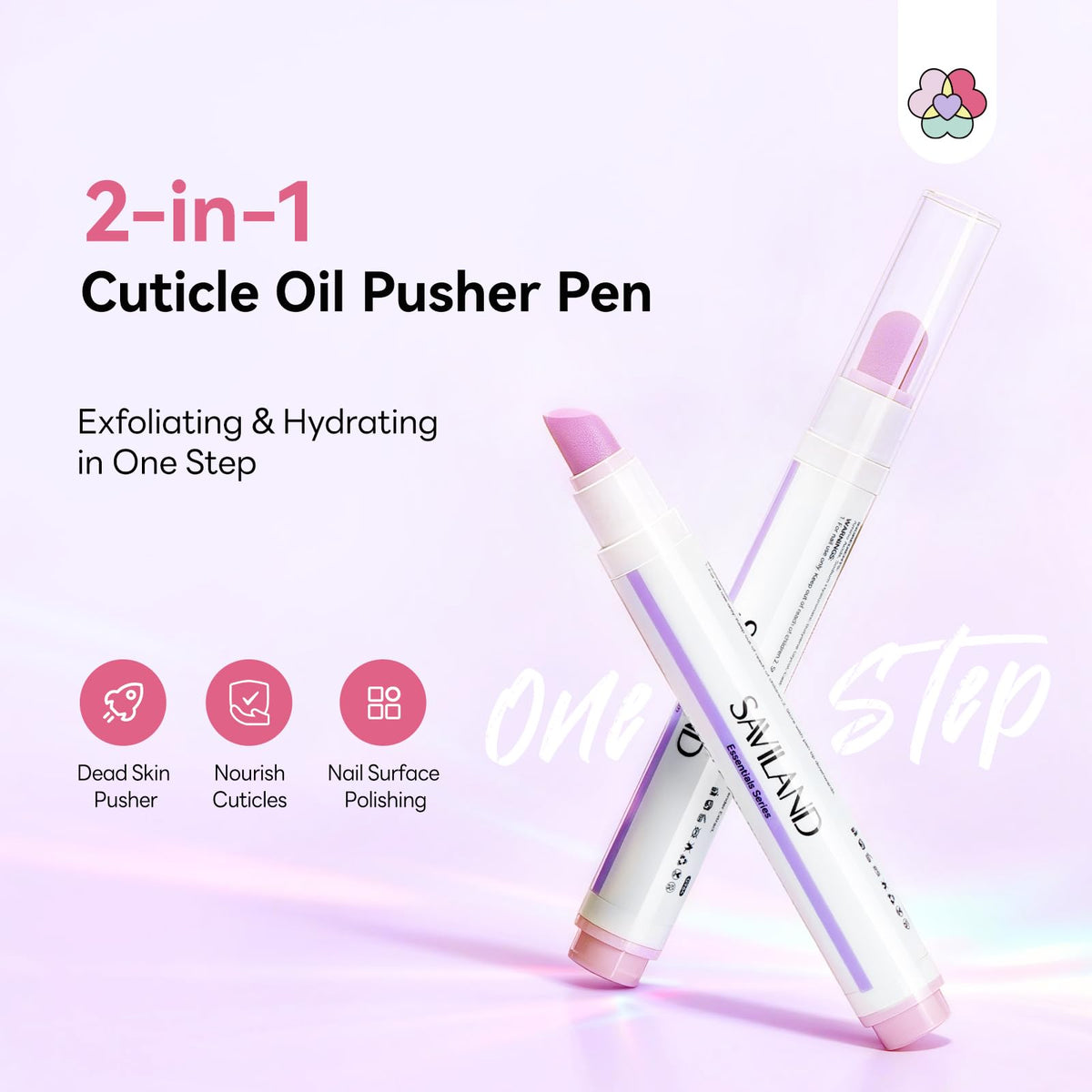 SAVILAND Cuticle Remover Pen packaging with product details