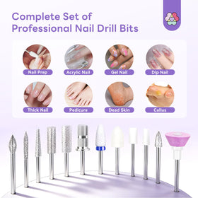 SAVILAND Electric Nail Drill back view with charging port