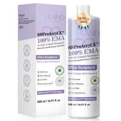 SAVILAND EMA Acrylic Liquid Monomer 16.91 oz front view