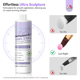 SAVILAND EMA Acrylic Liquid Monomer 16.91 oz packaging