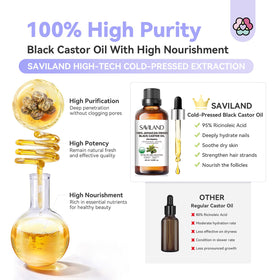 SAVILAND Jamaican Black Castor Oil for hair care