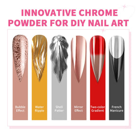 SAVILAND mermaid chrome nail powders collection