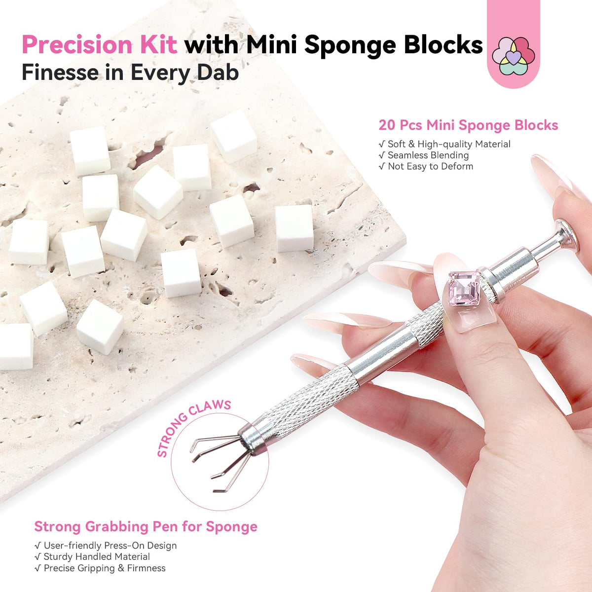 SAVILAND nail art palette and brushes