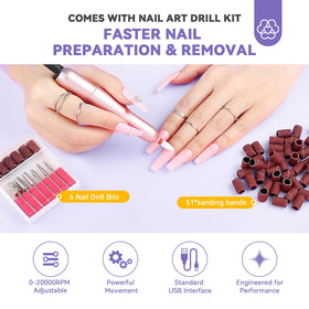 SAVILAND nail glue gel and nail file included in the kit