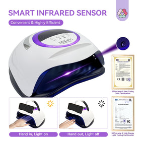 SAVILAND Nail Lamp with removable base for cleaning