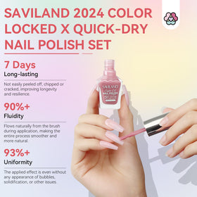 SAVILAND nail polish bottle with brush