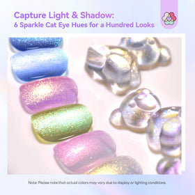 SAVILAND nail polish bottles displaying iridescent shades