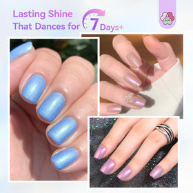 SAVILAND nail polish kit lifestyle scene with hands