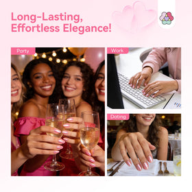 SAVILAND nail polish set in a romantic setting