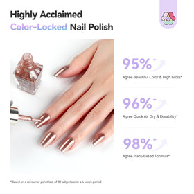 SAVILAND nail polish set packaging with vibrant colours