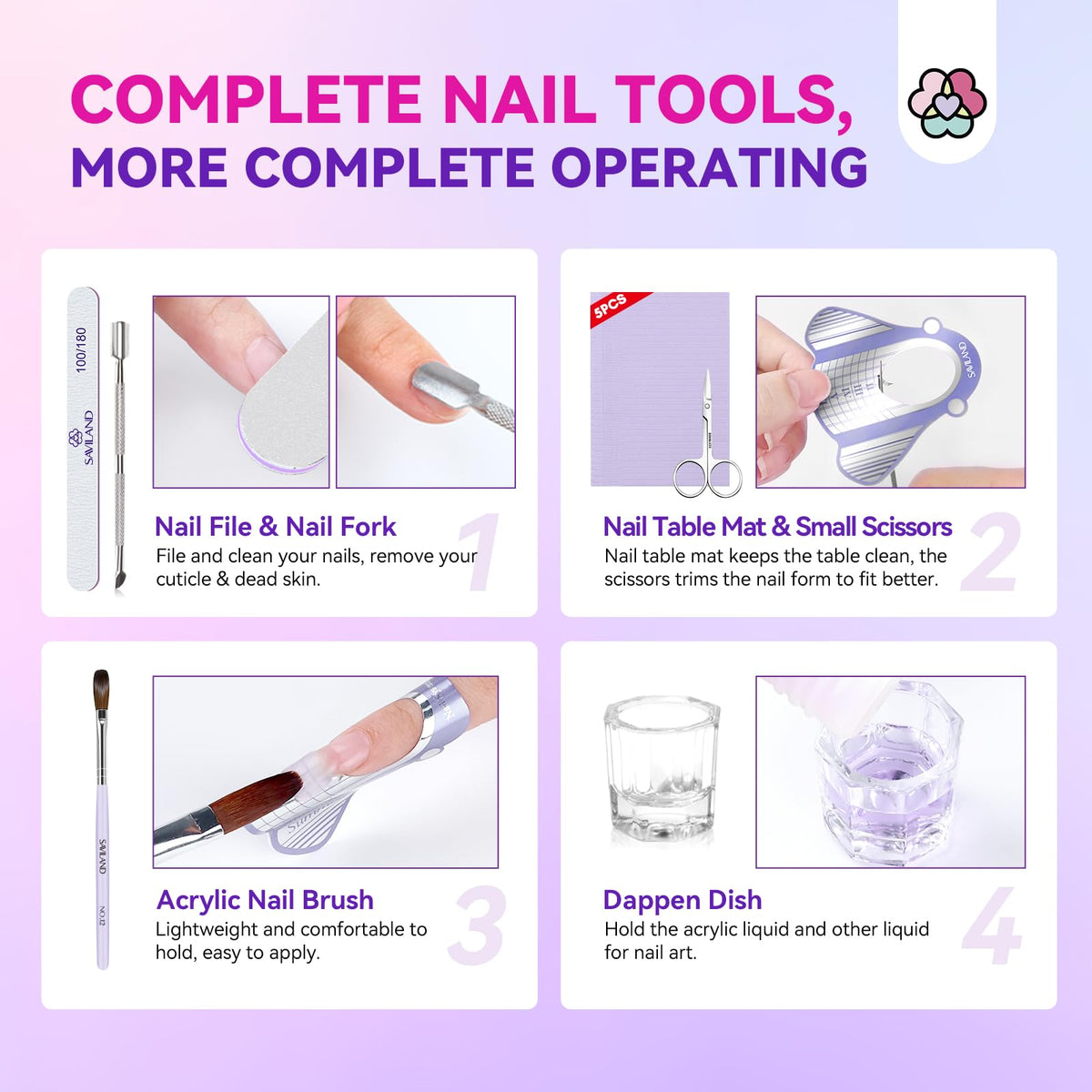 SAVILAND nail primer and top gel bottles