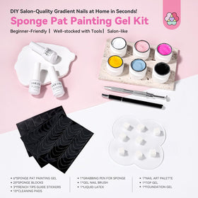 SAVILAND nail sponges and tools included in the kit