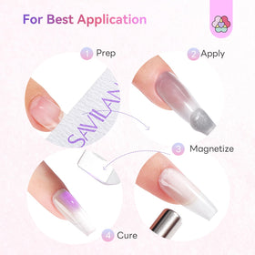 SAVILAND One-Step Gel Nail Polish 15ML with brush close-up