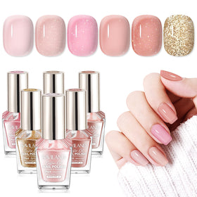 SAVILAND Quick Dry Nail Polish Set 6Pcs in packaging