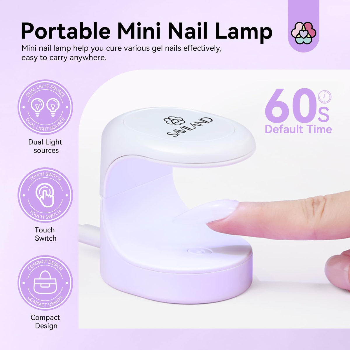 SAVILAND U-shape nail clipper and nail file