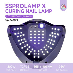 SAVILAND UV Nail Lamp with LCD timer display