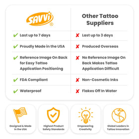 Savvi Peppa Pig temporary tattoos displayed on water bottle