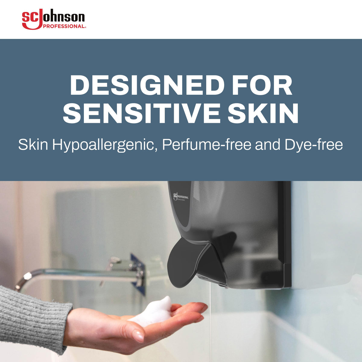 SC Johnson Professional Refresh Clear Foam Soap in a professional setting
