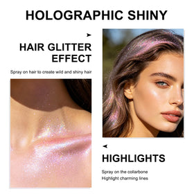 Scarman Hair and Body Glitter Spray 23g with craft supplies