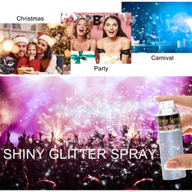 Scarman Hair and Body Glitter Spray 30g close-up of nozzle