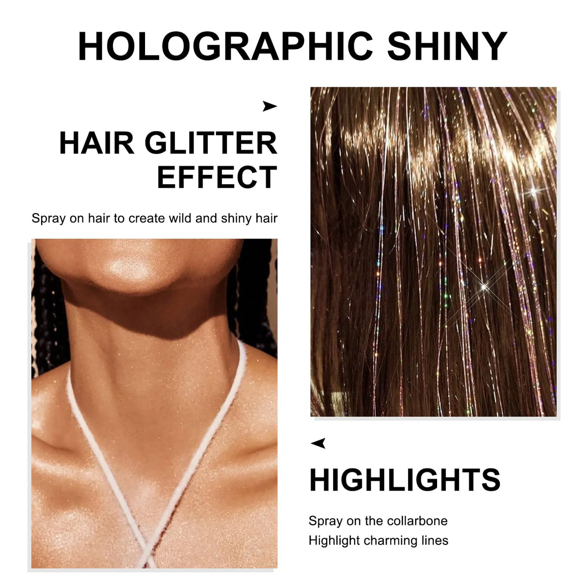 Scarman Hair and Body Glitter Spray 30g packaging