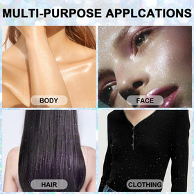 Scarman Hair and Body Glitter Spray 30g with glitter effect