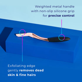 Schick Hydro Silk Dermaplaning Wand on a vanity