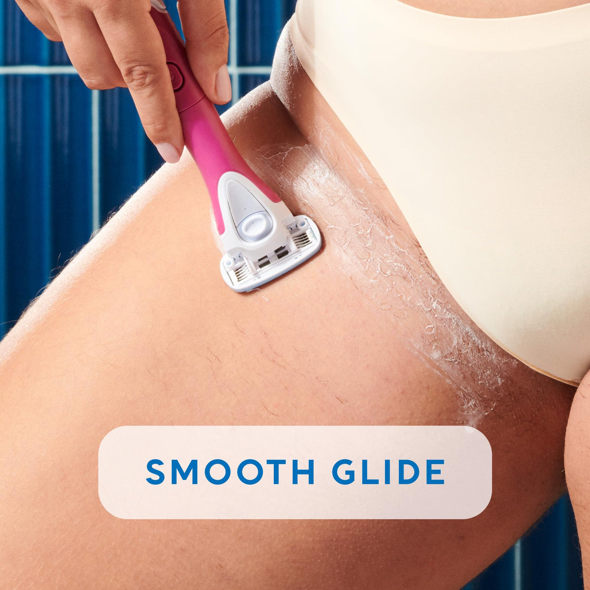 Schick Hydro Silk TrimStyle Razor in a bathroom setting