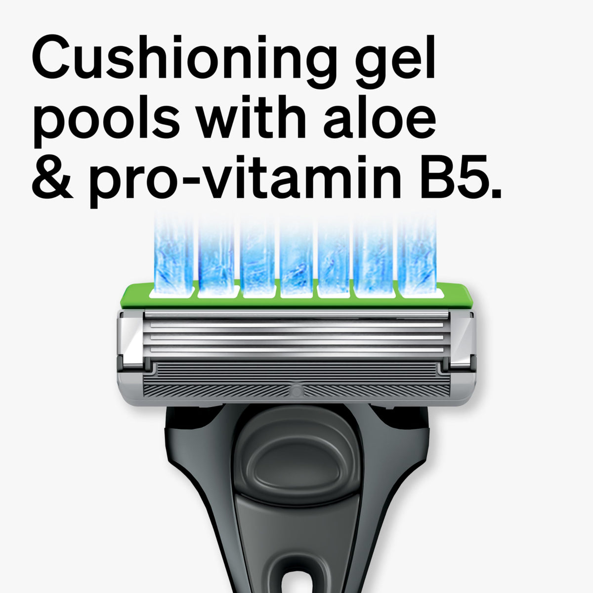Schick Hydro Ultra Sensitive Razor Blade in use on skin