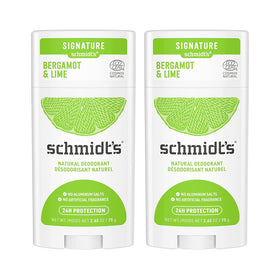 Schmidt's Bergamot & Lime Natural Deodorant front view