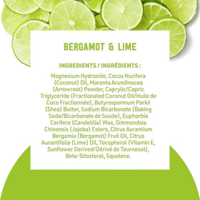 Schmidt's deodorant showing ingredients list
