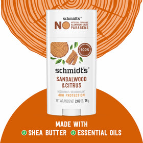 Schmidt's Sandalwood & Citrus Vegan Deodorant back view