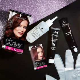 Schwarzkopf Color ULTÎME® 4.2 Mahogany Red colour cream close-up