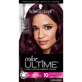 Schwarzkopf Color Ultime 4.3 Ultra Deep Violet Hair Dye packaging front view