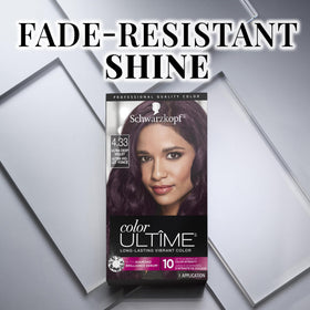 Schwarzkopf Color Ultime 4.3 Ultra Deep Violet Hair Dye with Diamond Brilliance Serum