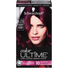 Schwarzkopf Color ULTÎME® 5.23 Charcoal Fuchsia hair dye kit front view