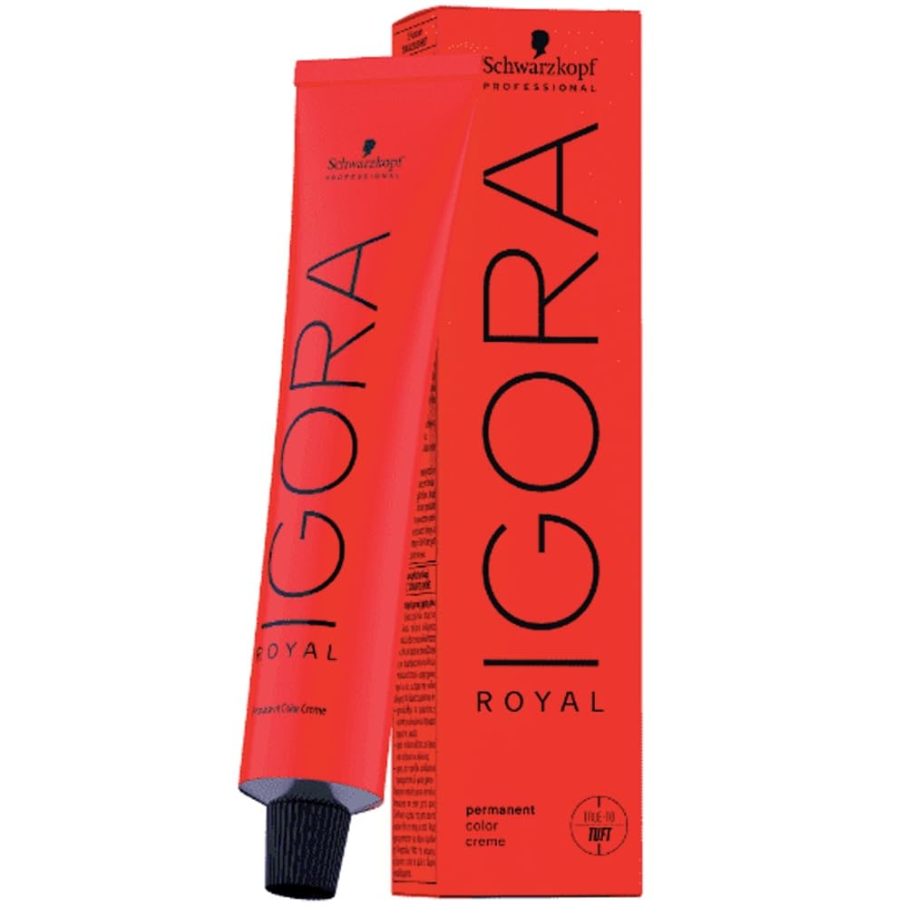 Schwarzkopf Igora Royal 6-1 Dark Blonde Cendre hair colour tube side view
