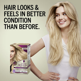 Schwarzkopf Keratin Blonde 11.0 gloves for easy application