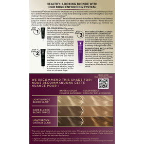 Schwarzkopf Keratin Blonde 11.0 hair dye application process