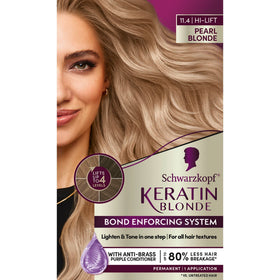 Schwarzkopf Keratin Blonde 11.4 Pearl Blonde Hair Dye front view
