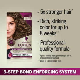 Schwarzkopf Keratin Blonde 7.0 Dark Blonde pre-color serum close-up