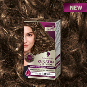 Schwarzkopf Keratin Blonde 7.0 gloves for application