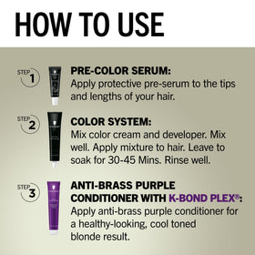 Schwarzkopf Keratin Blonde Hair Dye with disposable gloves